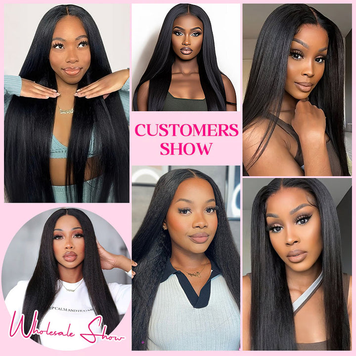 Ishow Yaki Straight Bundles Wholesale Package Deal Brazilian Human Hair Weave 10 Bundles