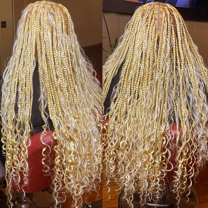 Ishow 613 Blonde Deep Wave Bulk Human Hair For Braiding No Wefts Hair Extension Raw Human Hair