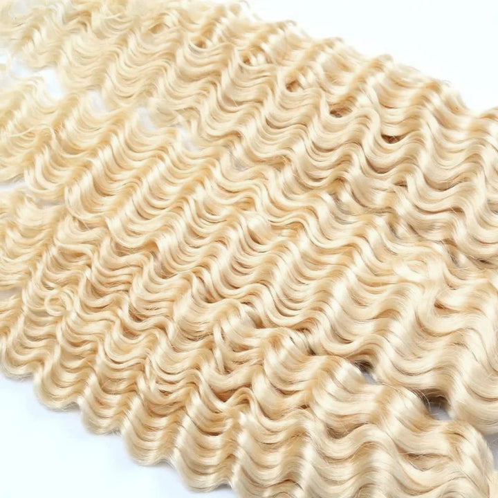 Ishow 613 Blonde Deep Wave Human Hair Bundles Brazilian Hair 3 Bundles