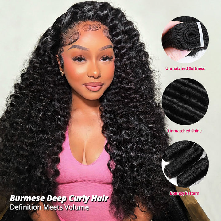 Burmese Deep Curly Hair-Definition Meets Volume