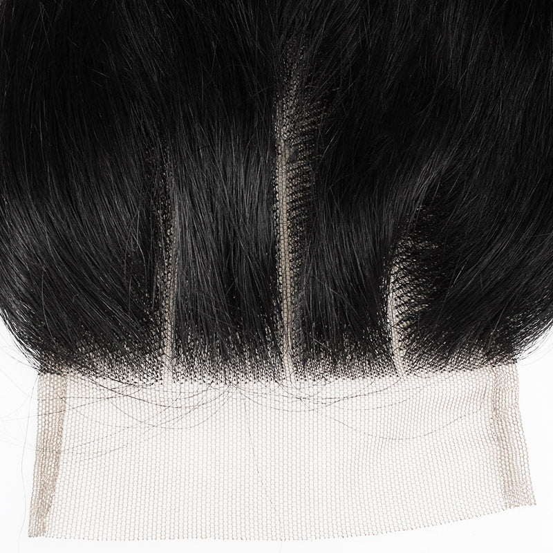 5X5 Lace Closure Displaying Natural Hairline and Soft Lace Texture