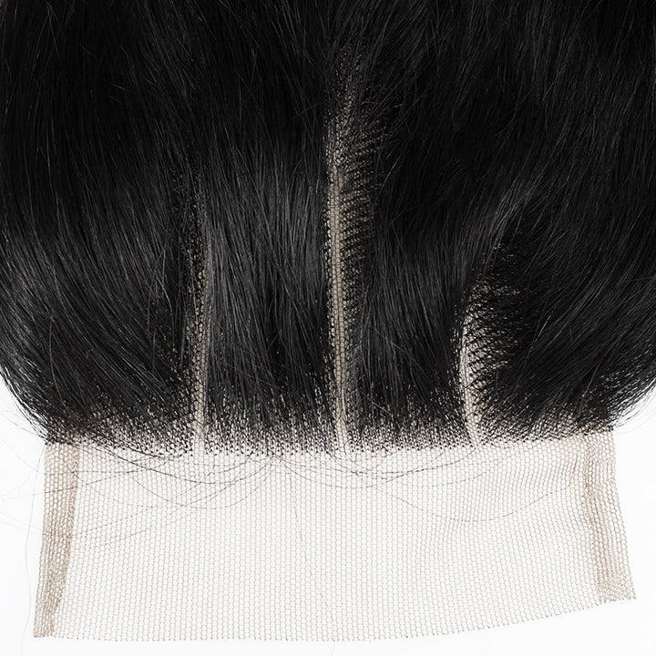 5X5 Lace Closure Displaying Natural Hairline and Soft Lace Texture