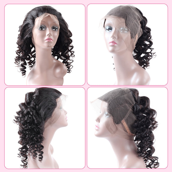 Loose Wave 100% Virgin Remy Human Hair Extensions 2 Bundles With 360 Lace Frontal Ishow Hair Bundles Weave - IshowVirginHair