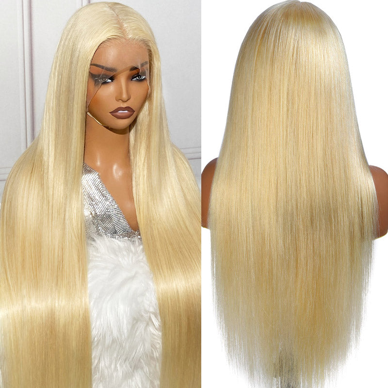 [20"=78]Ishow Flash Sale 613 Blonde Lace Wig Made with 100% human hair, this pre-plucked wig offers a natural, seamless blend. 