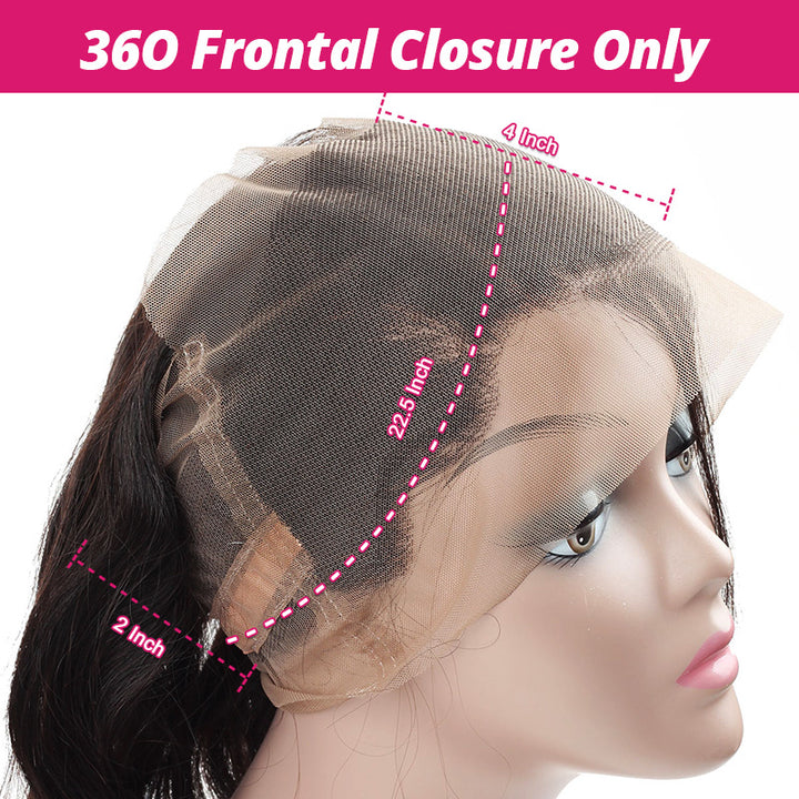 Body Wave Hair 2 Bundles With 360 lace Frontal Ishow Virgin Brazilian Human Hair Extensions