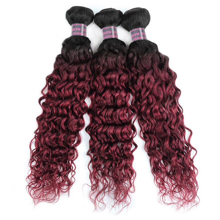 Seamless T1B to 99J Ombre - From Deep Natural Black to Vibrant Burgundy. The Perfect Gradient for a Bold, Stylish Statement
