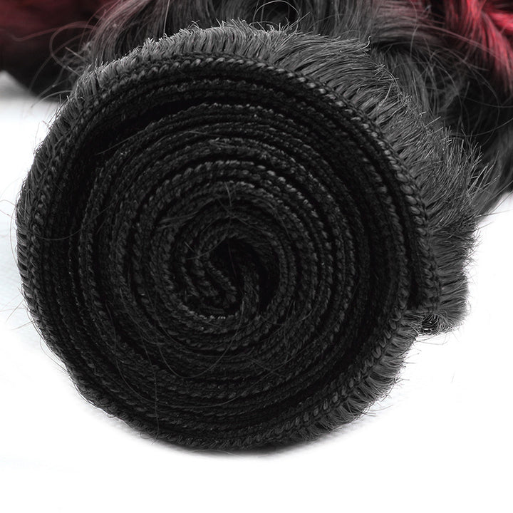 Seamless T1B to 99J Ombre - From Deep Natural Black to Vibrant Burgundy. The Perfect Gradient for a Bold, Stylish Statement

