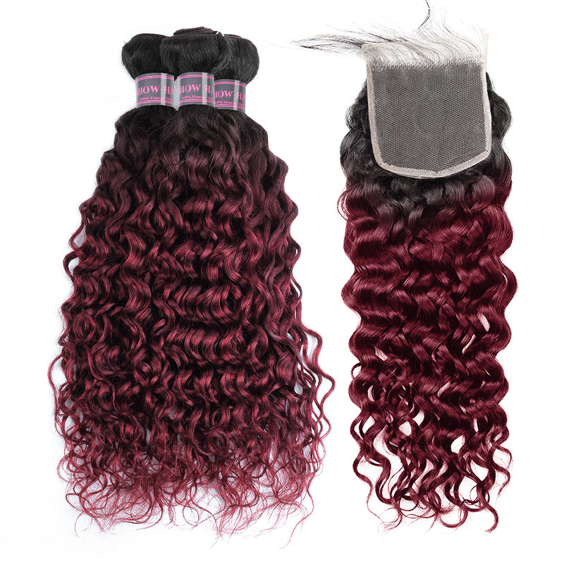 Seamless T1B to 99J Ombre - From Deep Natural Black to Vibrant Burgundy. The Perfect Gradient for a Bold, Stylish Statement
