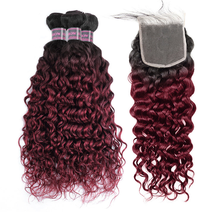 Seamless T1B to 99J Ombre - From Deep Natural Black to Vibrant Burgundy. The Perfect Gradient for a Bold, Stylish Statement

