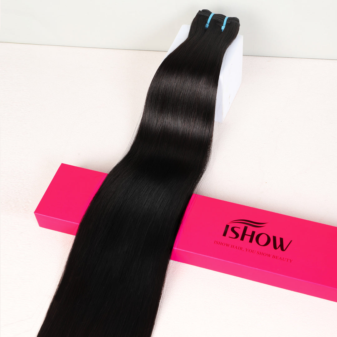 Raw Vietnamese Straight Hair Bundle with Pink Protective Box