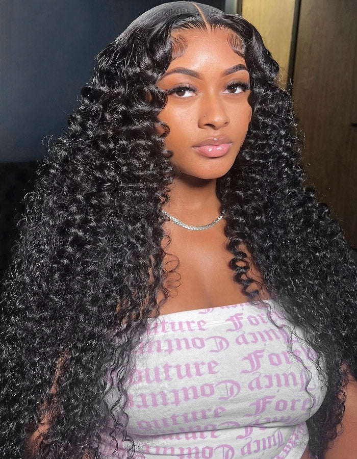 Ishow Curly PartingMax 7x6 HD Lace Closure Human Hair Wig PPB™ Invisible Knots Glueless Wigs