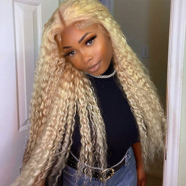 Ishow 613 Blonde Deep Wave Human Hair Bundles Brazilian Hair 3 Bundles