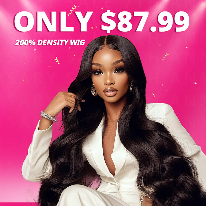 【Flash Sale】30 Inch=$190 Pre-Plucked Bleached Knots Pre-Cut Lace 13x4 Lace Frontal Glueless Wig