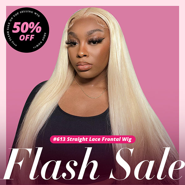 Ishow Flash Sale 613# Straight Lace Front Wigs 50% Off