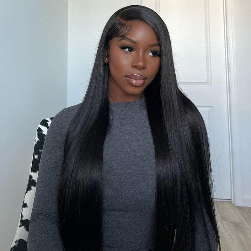 Ishow Virgin Indian Straight Human Hair Weave 4 Bundles