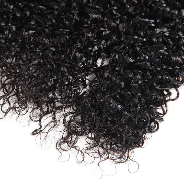 Ishow Hair Brazilian Curly Hair Weave 4 Bundles With 4x4 Lace Closure - IshowHair