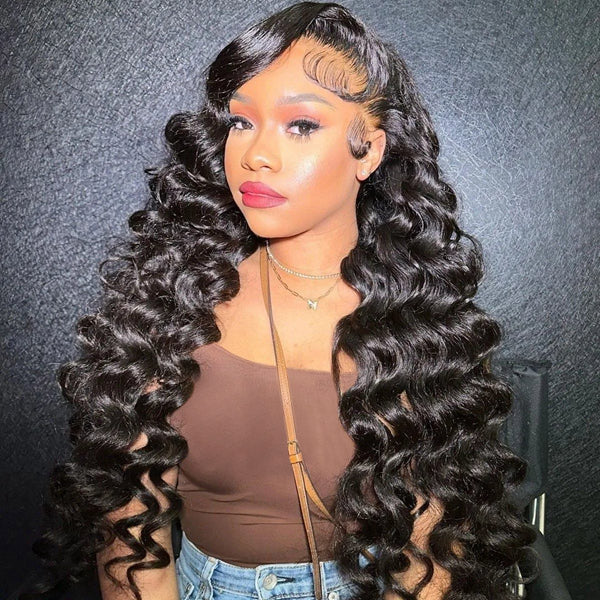 Ishow Flash Sale Loose Deep Wave 13x4 Lace Frontal Glueless Wig