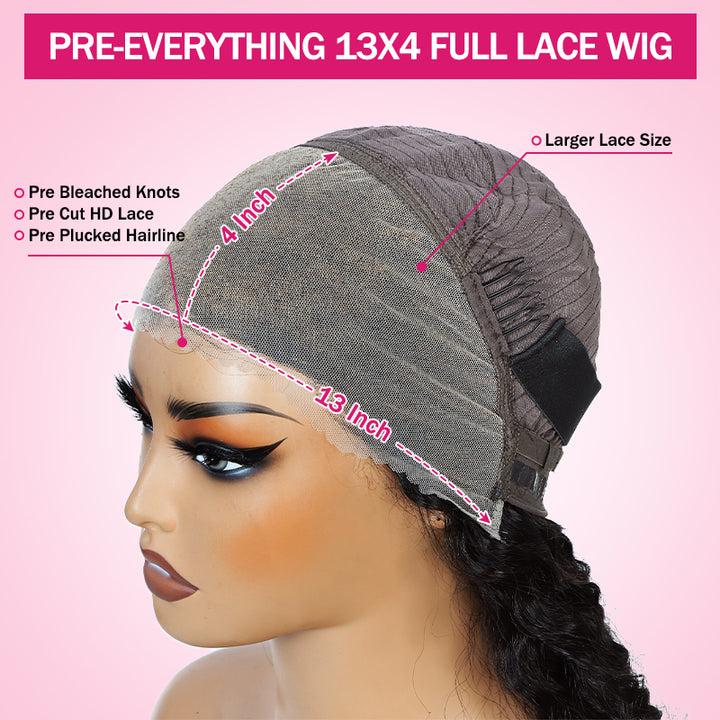 Wear It Straight Out of the Box! Pre-Plucked Hairline & Bleached Knots Mean It’s Literally Ready to Go – No Prep Needed!