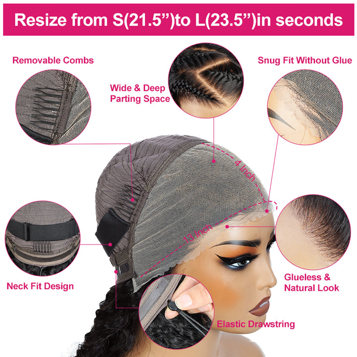The Glueless Design & Adjustable Combs Make Application a Breeze – Achieve Salon Results at Home!