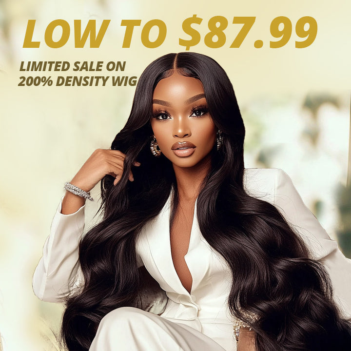 【Flash Sale】30 Inch=$190 Pre-Plucked Bleached Knots Pre-Cut Lace 13x4 Lace Frontal Glueless Wig
