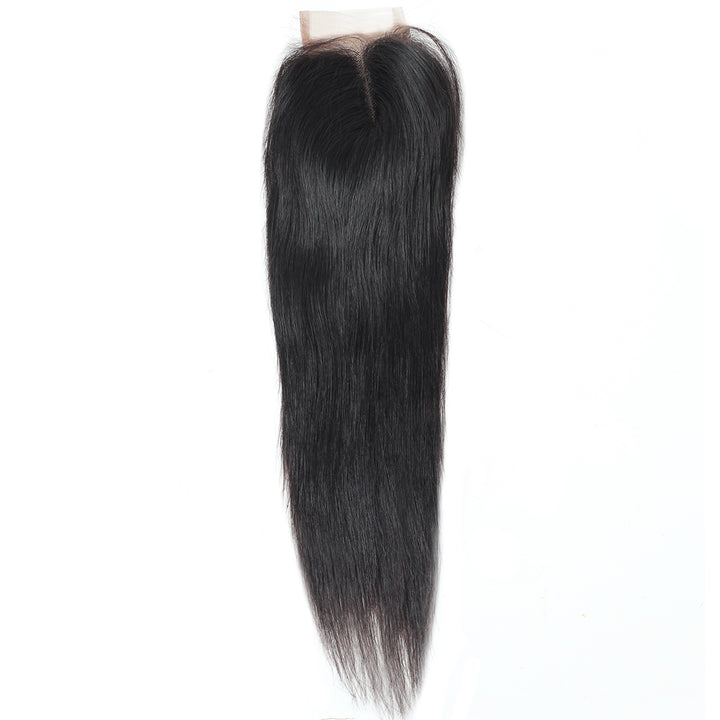 The Frontal Look Of One Single Upgrade Yaki Straight 2*6 Lace Closure