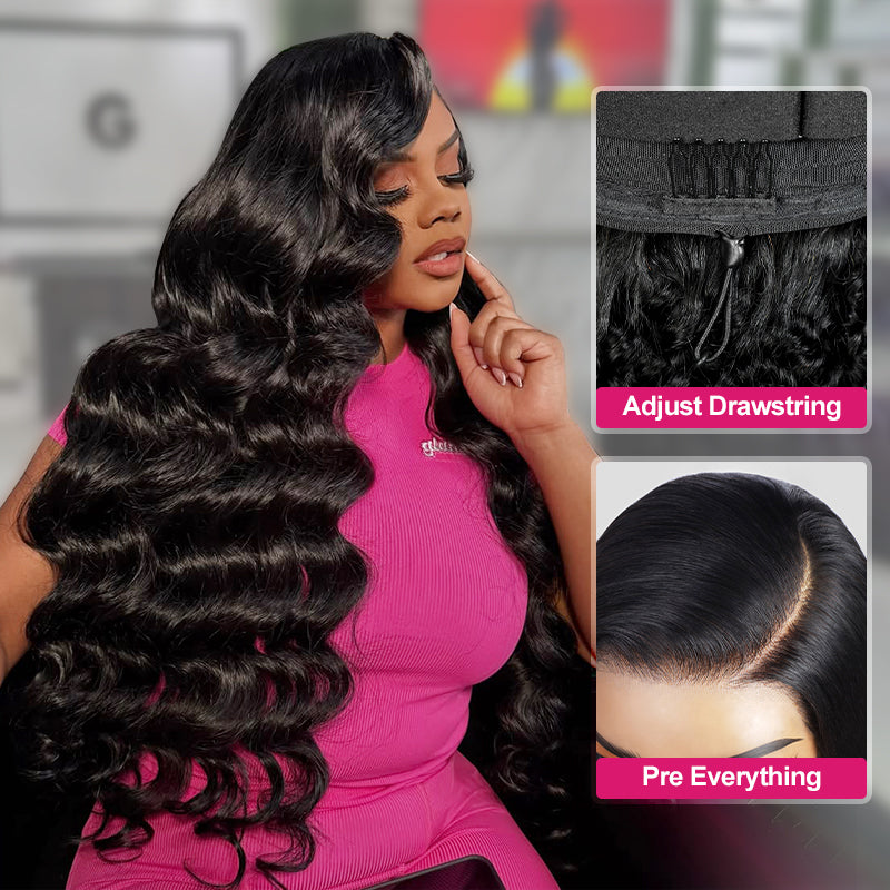 Perfect for Beginners! Easy Elastic Band Adjusts for a Secure Fit – No Experience Required to Achieve This Look!
