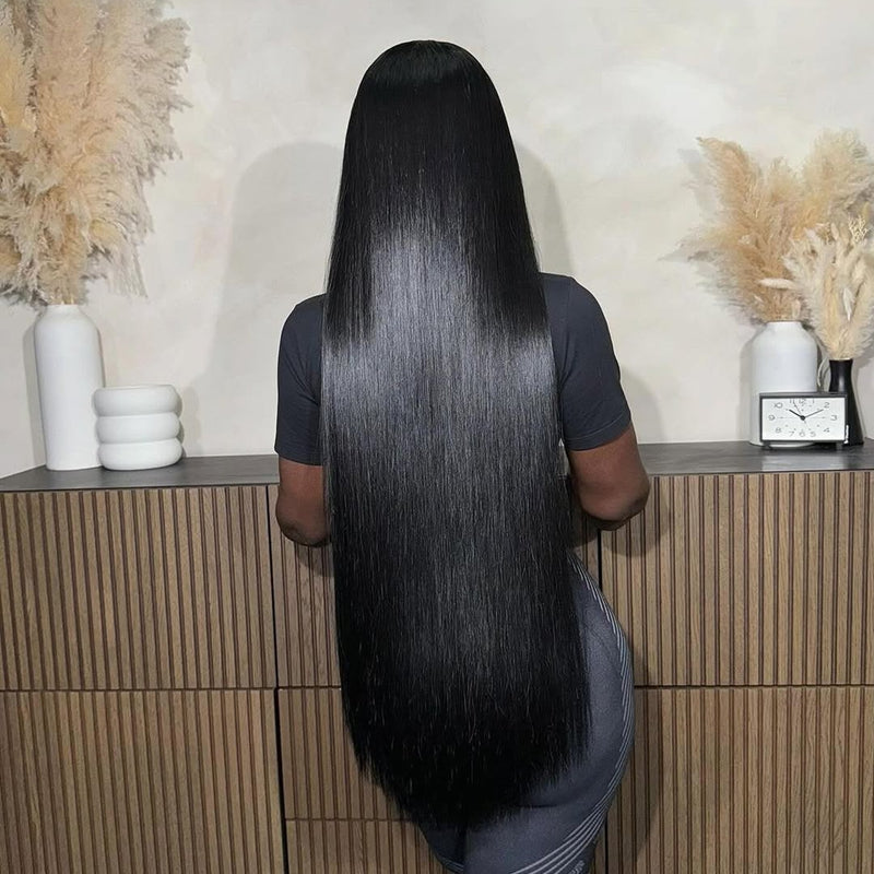 Ishow Hair 5x5 Invisible Knots Wig Offers a Flawless Straight Hair Look with Zero Mess. Just Put It On & Go