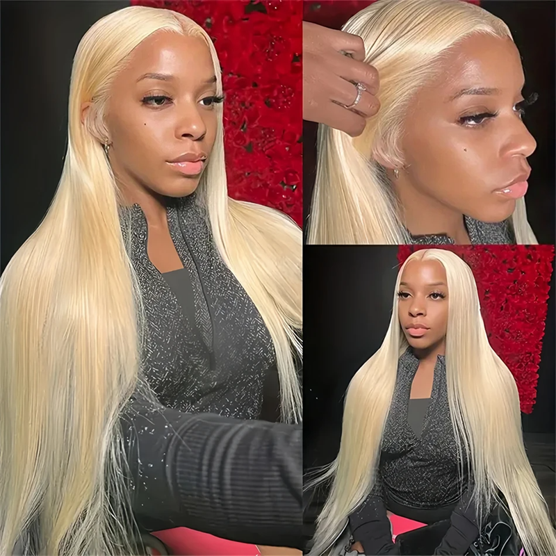 [22"=95]Ishow Flash Sale 613 Lace Front Wig Honey Blonde Wig Straight Hair Wig HD Transparent Lace Wigs Body Wave Glueless Human Hair Wig