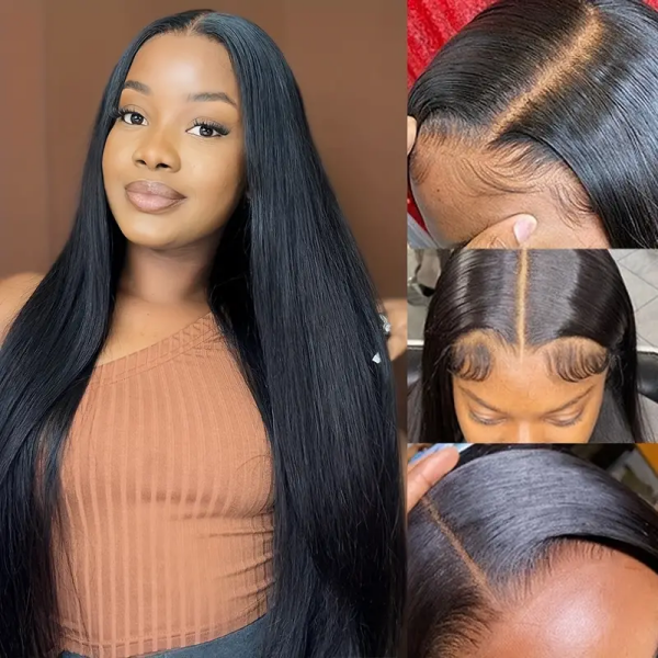 Ishow Hair Body Wave Straight Hair 4x4 Lace Closure Brazilian Lace Closure with Baby Hair