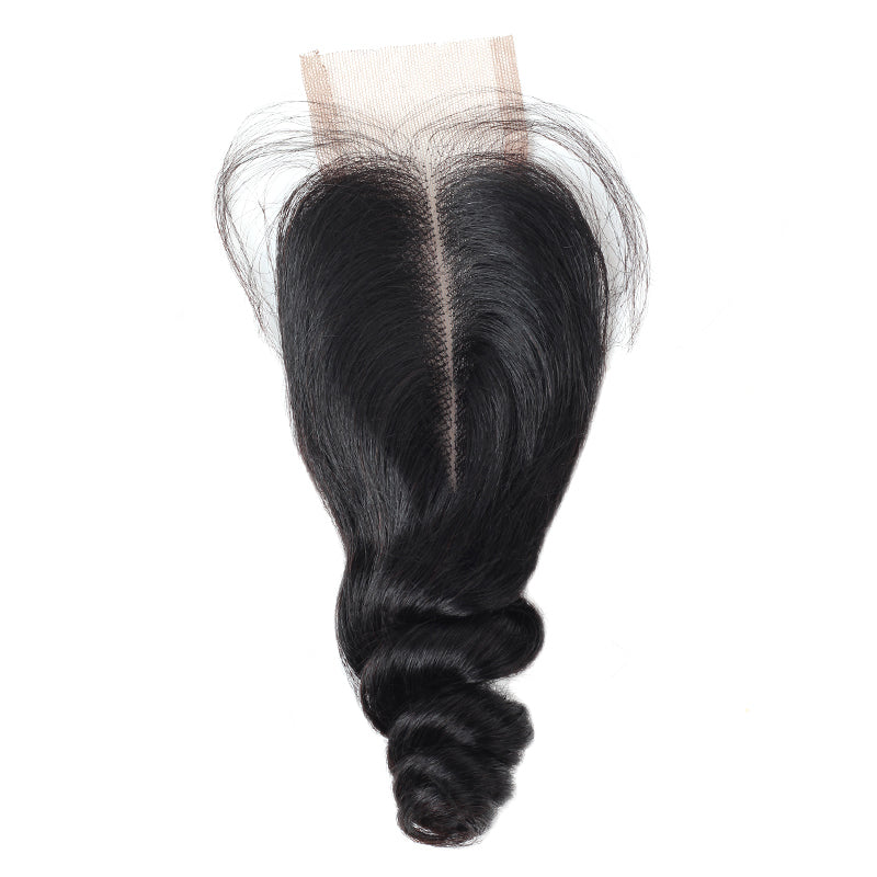 Ishow Loose Wave Hair Bundles With Closure Brazilian Hair 4 Bundles With 2x6 Lace Closure