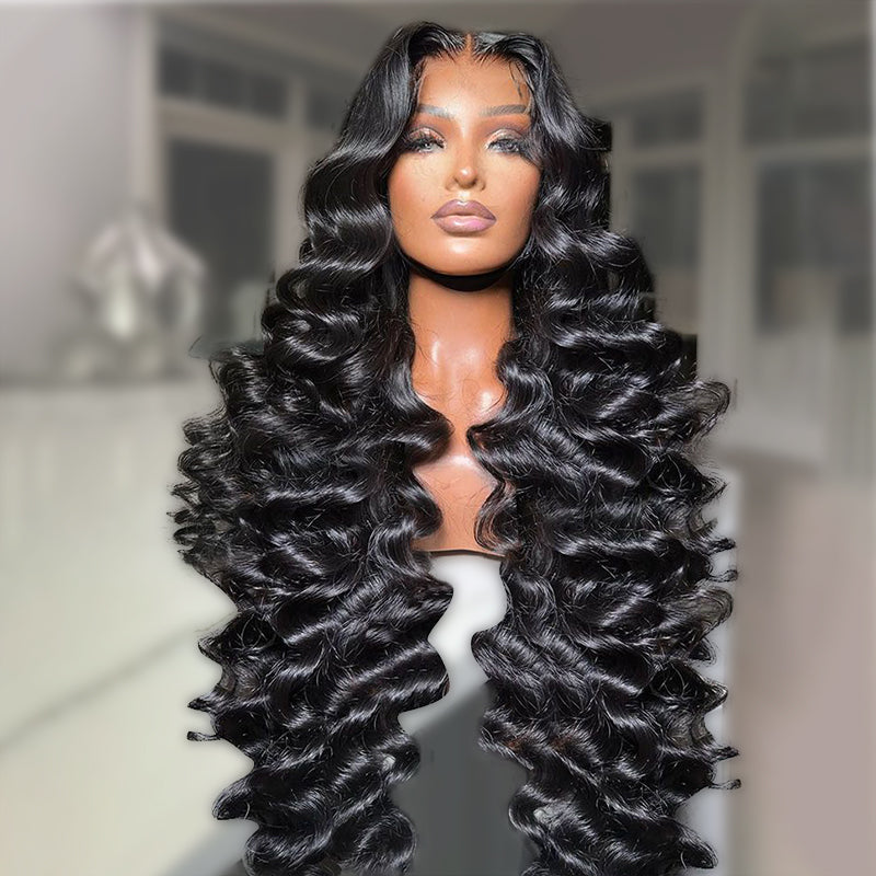 Bouncy, Defined Loose Deep Waves – Feel the Luxury of 100% Human Hair with Movement That Turns Heads!