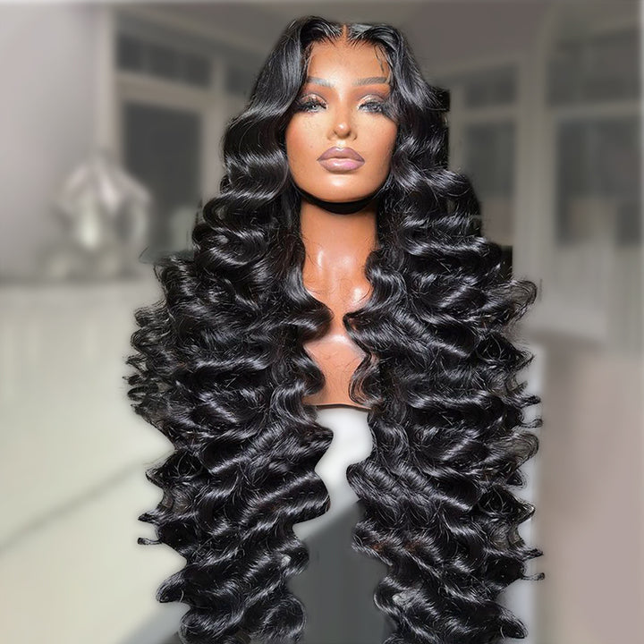 Bouncy, Defined Loose Deep Waves – Feel the Luxury of 100% Human Hair with Movement That Turns Heads!