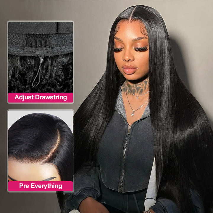 The Pre-Plucked Hairline & Invisible Knots Create the Most Natural Illusion - No One Will Ever Know!