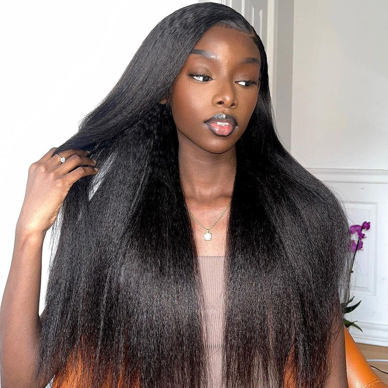 Human Hair Bundles of Weave Ishow Malaysian Yaki Straight Hair Extensions 3 Bundles Deal Remy Hair Weave Bundles - IshowVirginHair