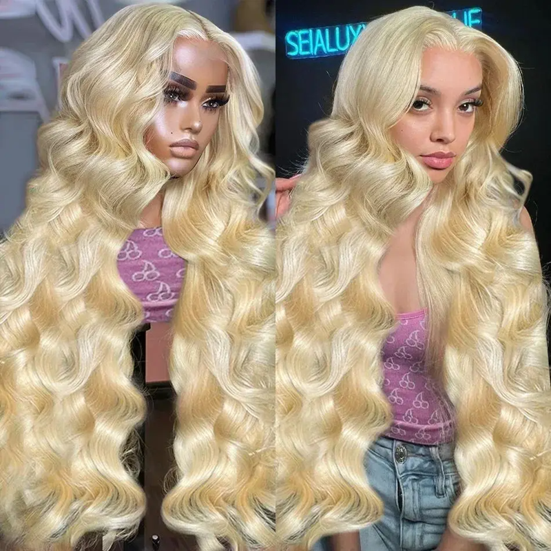 [22"=95]Ishow Flash Sale 613 Lace Front Wig Honey Blonde Wig Straight Hair Wig HD Transparent Lace Wigs Body Wave Glueless Human Hair Wig