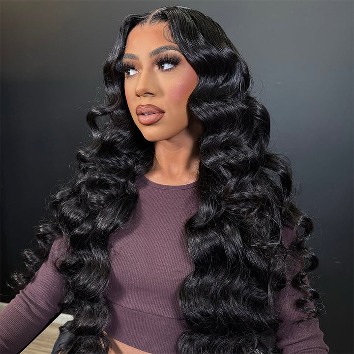 Bouncy, Defined Loose Deep Waves – Feel the Luxury of 100% Human Hair with Movement That Turns Heads!