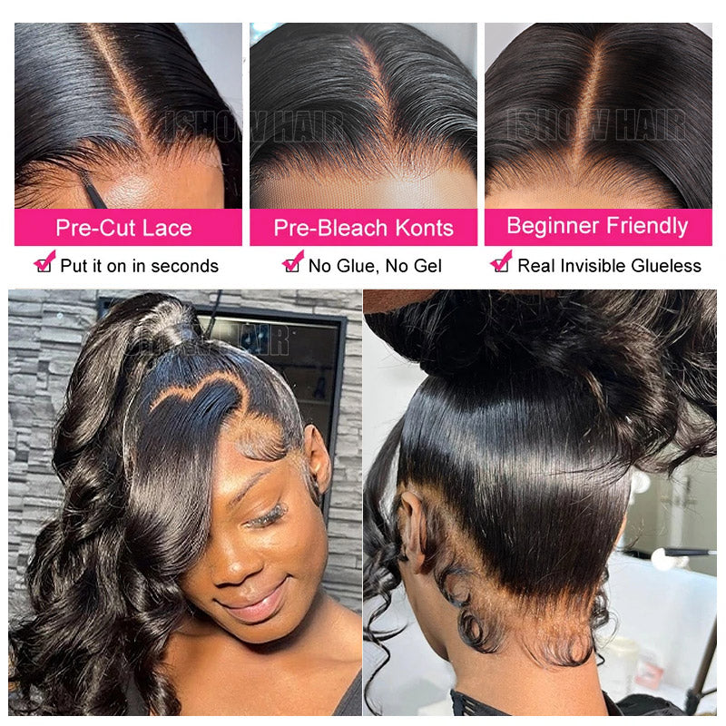 Pre-Cut Lace Wig Showcasing Beginner-Friendly Features and Natural Hairline