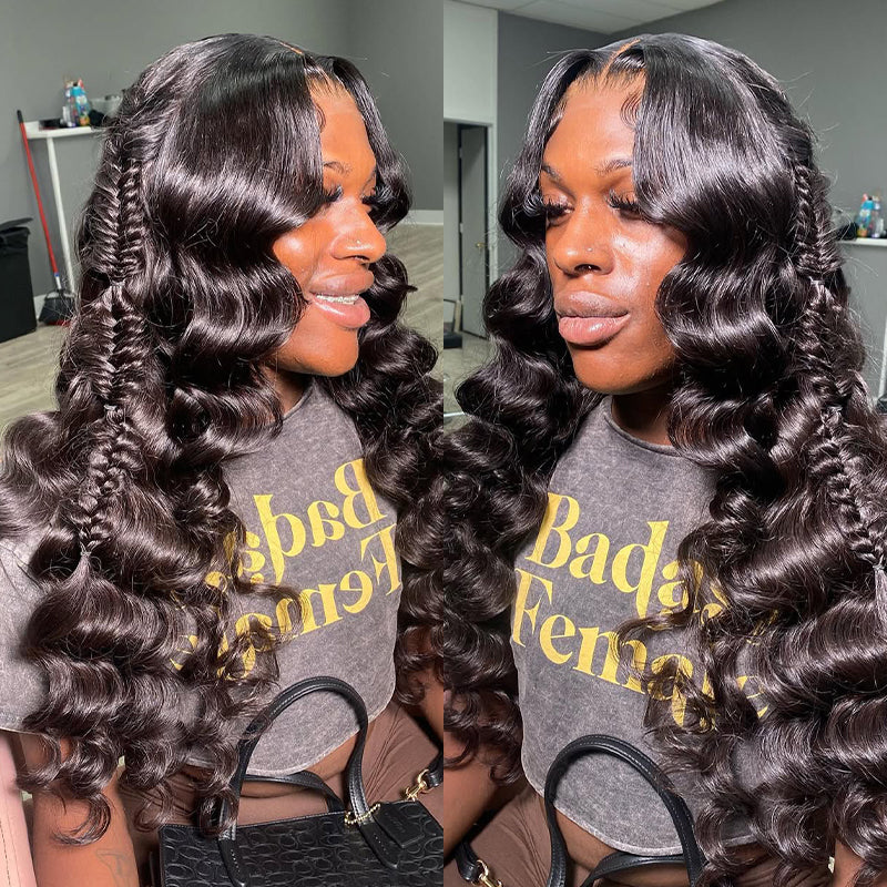 Ishow Hair Loose Wave Lace Front Wig 100% Virgin Human Hair Wigs