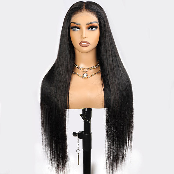 Ishow Pre-Plucked Glueless Lace Front Wigs Straight Human Hair Wigs 13x4 HD Lace Wigs
