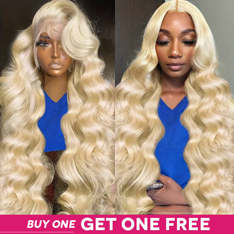 [Ishow Bogo Free] 613 Blonde HD Lace Frontal Wigs Body Wave/Straight/Deep Wave 180 Density Human Hair Wigs