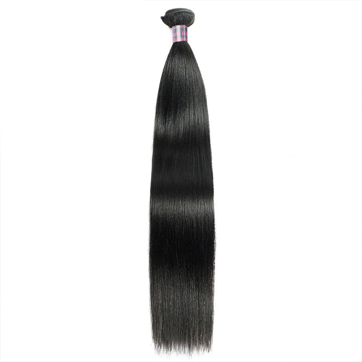 Ishow Brazilian Human Hair 4 Bundles Upgrade Yaki Straight Remy Hair Extension