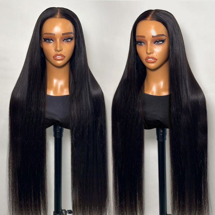 Ishow Hair 5x5 Invisible Knots Wig Offers a Flawless Straight Hair Look with Zero Mess. Just Put It On & Go