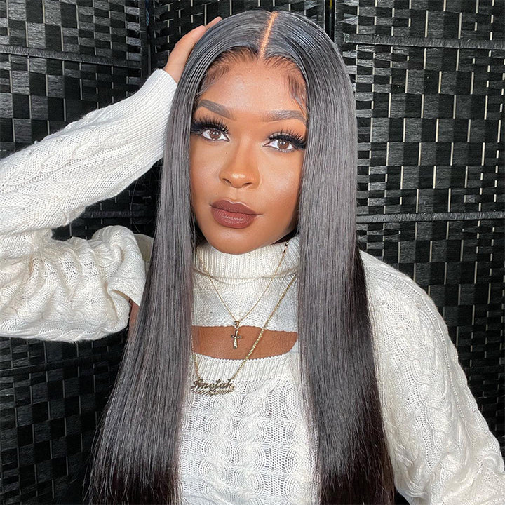 [20"=90]Ishow Flash Sale Silky Straight 2x6 Lace Closure Wig Deep Part Affordable Human Hair Wigs