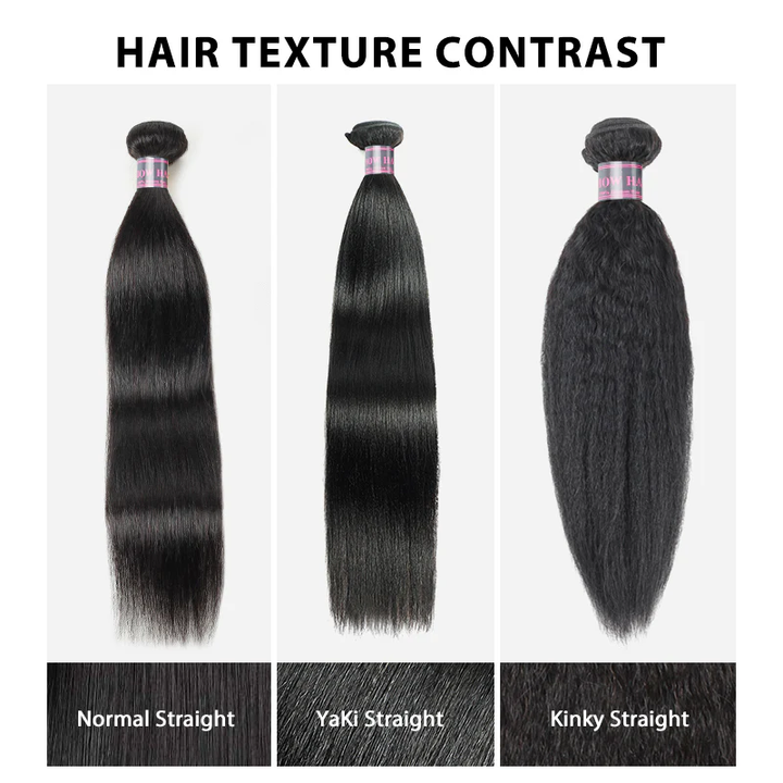 Comparsion with Normal Straight, Kinky Straight and Upgrade Yaki Straight