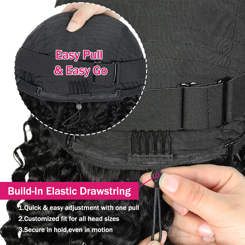 Instant Burmese Curl Perfection! Ishow Hair 'Pull & Go' Half Wig Delivers Effortless Volume & Bounce – Zero Skills Required