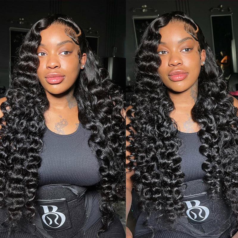 Ishow Bundles With Closure Malaysian Loose Deep Wave Hair 3 Bundles With 2x6 Lace Closure