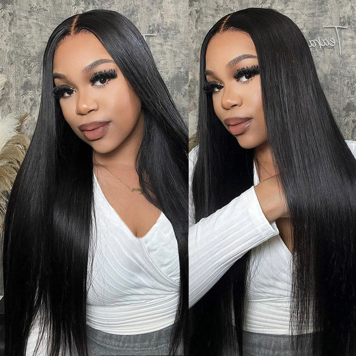 [20"=90]Ishow Flash Sale Silky Straight 2x6 Lace Closure Wig Deep Part Affordable Human Hair Wigs