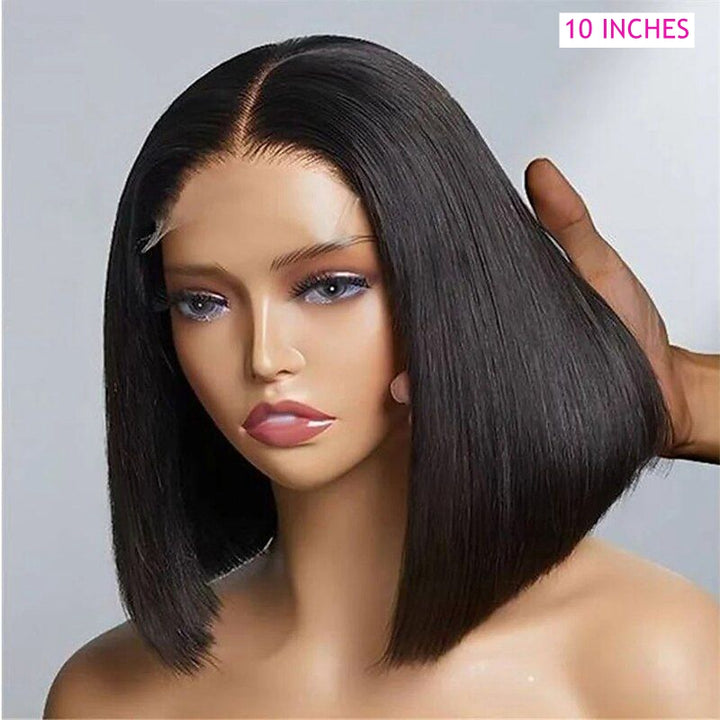 【Flash Sale】Pre Plucked 13x4 Lace Front Bob Wigs P4/27 Highlight Human Hair Wigs Straight/Body Wave Glueless Wigs