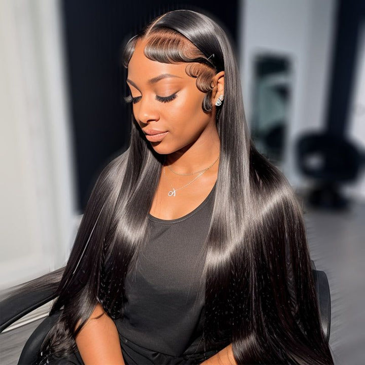 Ishow Virgin Indian Straight Human Hair Weave 4 Bundles