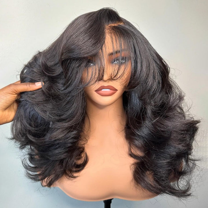 【Flash Sale】Pre Plucked 13x4 Lace Front Bob Wigs P4/27 Highlight Human Hair Wigs Straight/Body Wave Glueless Wigs